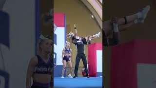 Hailey Smith and Joshua Hill 2024 NCA Partner Stunt National Champions