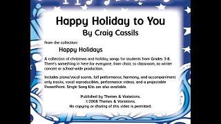 1. Happy Holiday to You from The Happy Holiday Song Collection