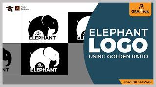 Elephant Logo Using Golden Ratio