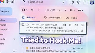 FAKE Sponsors are trying to get YouTubers HACKED!