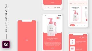 E Commerce Mobile app UI/UX/Interaction - #Adobe Xd