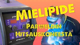 Testissä Parweld APTM220C-R pulssihitsauskone