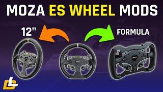 Moza ES Wheel Mods Review - Formula Mod and 12 Inch Round Mod