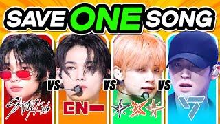 STRAY KIDS vs ENHYPEN vs TXT vs SEVENTEEN - SAVE ONE SONG | BTBV KPOP QUIZ