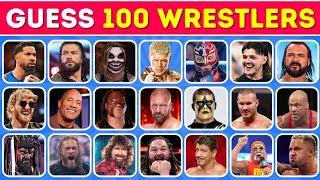 Guess the WWE Superstars in 3 Seconds | 100 Most Famous Wrestlers