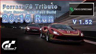 GT7 Tokyo Expressway 600 w/ Ferrari F8 Tributo Build V 1.52