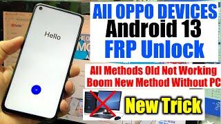 All Oppo FRP Bypass/Unlock Without Pc Android 13 2023 | All Oppo Devices Google Account Remove