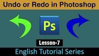 Undo or redo your changes from History in Photoshop (Lesson 7)