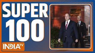 Super 100: India-Canada Diplomat | Bahraich Hinsa Update | Kushinagar hungama | J&K-Haryana