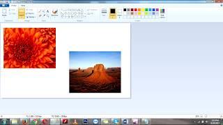 How to combine two images in paint | How to merge two pictures or images in paint (Save Your Time)
