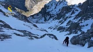 Así es la búsqueda del montañero perdido en los Picos de Europa esta semana de Navidad