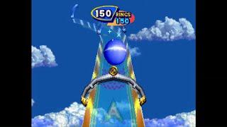 【SS】ソニック3D：フリッキーアイランド - 全面クリア + 全7つのCE (通常プレイ) (Sonic 3D Blast)