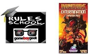 How to Play Horizons: Extermination (Rules School) with the Game Boy Geek