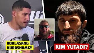 MAGOMED ANKALAYEV VA ALEX PEREYRA JANGIDA KIM YUTISHINI TAXLIL QILAMIZ!