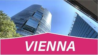 DONAU CITY | Walking Tour  VIENNA AUSTRIA - June 2022 - 4K