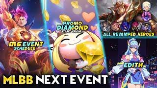 M6 EVENT SCHEDULE | PROMO DM EVENT | MLBB UPCOMING SKINS - mobile legends #whatsnext