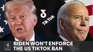 Biden is leaving US TikTok ban for Trump to decide