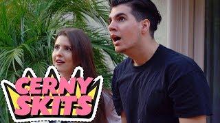 CHRISTIAN DELGROSSO vs AMANDA CERNY in basketball  - CERNY SKITS