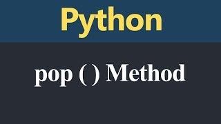 pop Method in Python (Hindi)