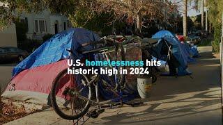 U.S. homelessness hits historic high in 2024