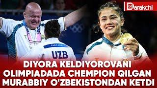 DIYORA KELDIYOROVANI OLIMPIADADA CHEMPION QILGAN MURABBIY O'ZBEKISTONDAN KETDI