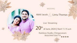 Wedding || Akhil Jacob & Lintu Thomas