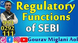 Regulatory Functions of SEBI | Meaning of SEBI, Functions of SEBI | Stock Exchange or Stock Market