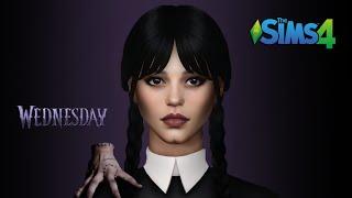 WEDNESDAY ADDAMS️ || The Sims 4 - Create A Sim (+FULL CC LIST)