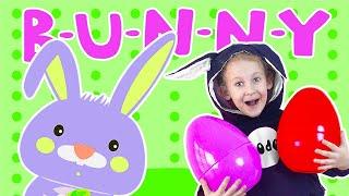 Easter Bunny Song for Kids | B-U-N-N-Y  song for Childrens | Anuta Kids Channel