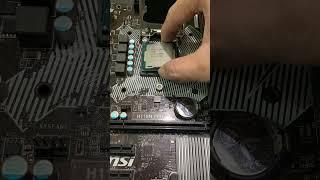 CPU installation intel G4600 #shorts