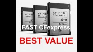 Best Value For Fast CFexpress Cards 2022 | Field Tested on Nikon Z9 Canon R5 Canon R3