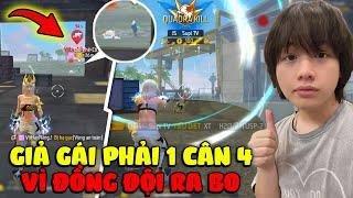 Supi Giả Gái Ghép Ngẫu Nhiên Bị Đồng Đội Troll Phá Game Nên Phải 1 Mình Cân 4 Thách Đấu Và Cái Kết