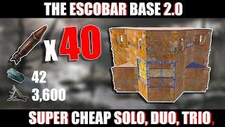 Rust Op base design - *The ESCOBAR 2.0* (Cheap, SuperStrong, Anti-Offline) 2020