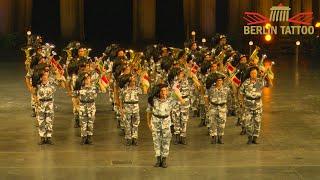 The Bersaglieri fanfare of Bedizzole at Berlin Tattoo 2023