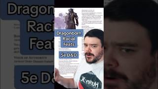 Dragonborn Racial Feats 5e D&D #dungeonsanddragons