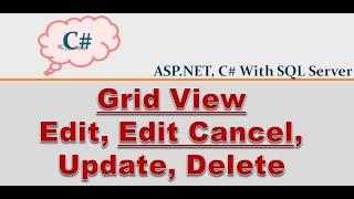 In #GridView #Edit, EditCancel,  #Update, #Delete | #ASP.NET