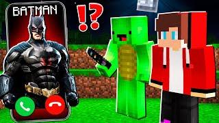 Why Creepy BATMAN CALLING to JJ and MIKEY at 3:00am ? - in Minecraft Maizen