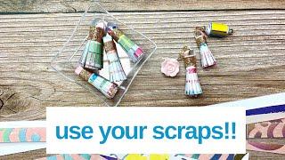 Keep your paper scraps and make tassels!! | DIY Paper Tassel