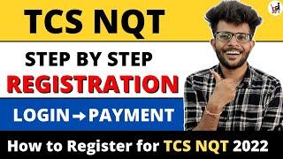 TCS NQT 2023  Registration Process  Explained in Hindi | Which Pack to Buy | Login to Payment
