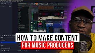 HOW TO CREATE AND RECORD CONTENT AS A MUSIC PRODUCER | OBS TUTORIAL FREE (2024)
