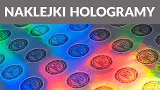 Druk naklejek na folii hologram, holo, hologramy - #druknaklejek #naklejki #drukarnia