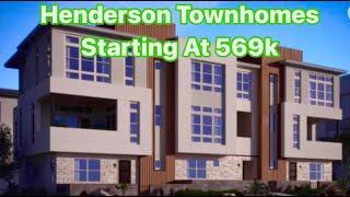 Henderson Townhomes Starting at 569k