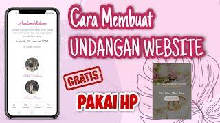 CARA MEMBUAT UNDANGAN WEBSITE GRATIS PAKAI HP - Risa Christy