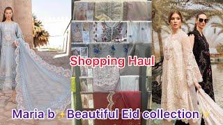 Maria B luxury lawn 2024 / shopping haul / New Eid collection @MeriumAhmad