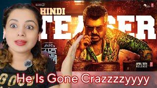 Good Bad Ugly Hindi Teaser | Ajith Kumar | Trisha | Adhik | Mythri Movie Makers | Reaction