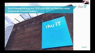 Serviceentwicklung mit CDS und RAP im Rahmen einer Greenfield-Transformation