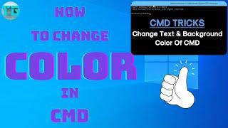 How to Change Color in CMD in Windows