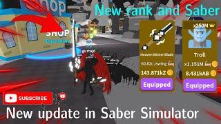 NEW ️SABER SIMULATOR ️UPDATE WITH | NEW SABERS | NEW CLASS!!!