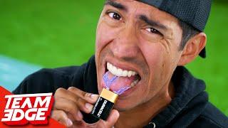 Last to Quit Licking a 9 Volt Battery Wins! *Do Not Try at Home!*