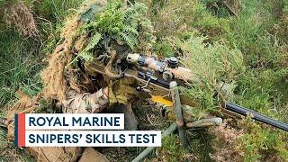 Exclusive access: Royal Marines sniper trainees enter skills phase | Part two